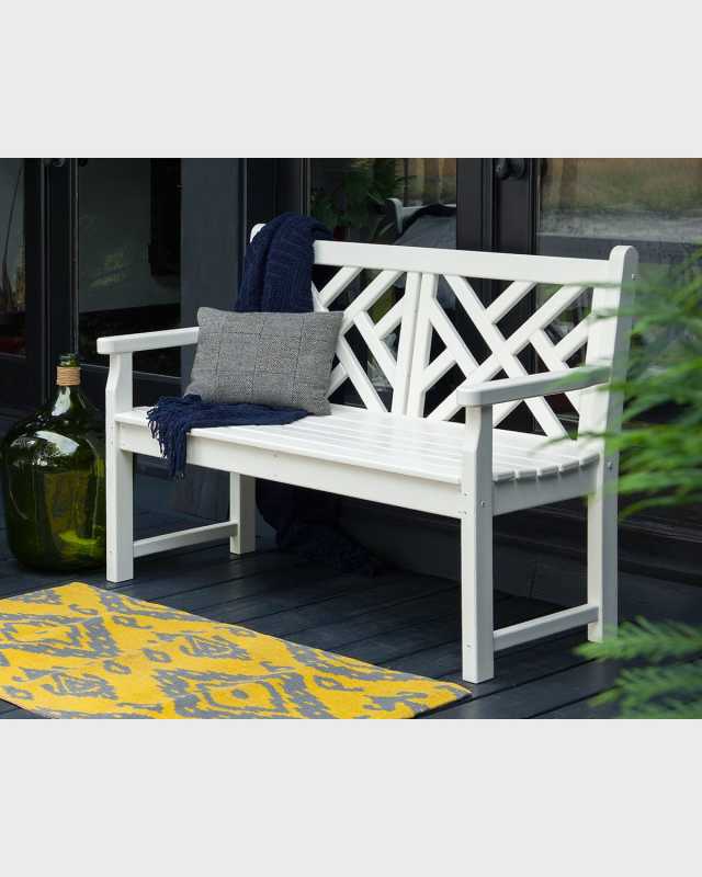 Chippendale 48" Outdoor Bench